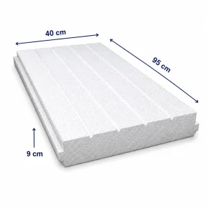 Bloque Telgopor para Techo 9 cm.